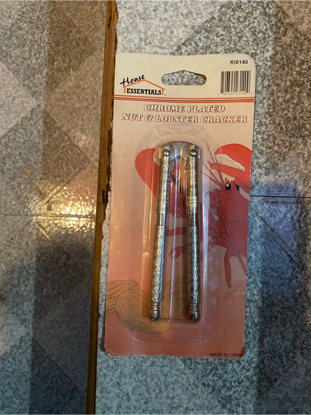 Home Essentials Chrome Plated Nut & Lobster Cracker - Silver